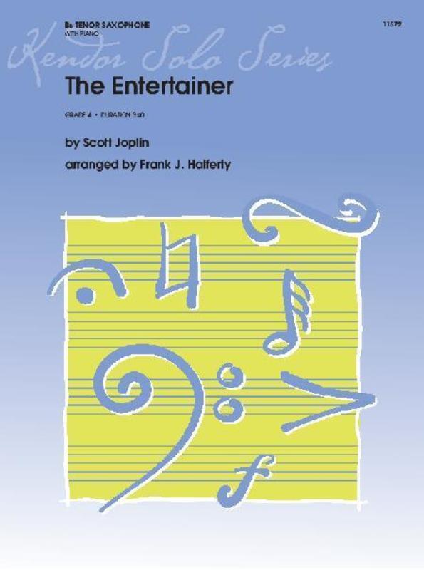 Entertainer Arr Halferty Tenor Sax/Piano (Softcover Book)