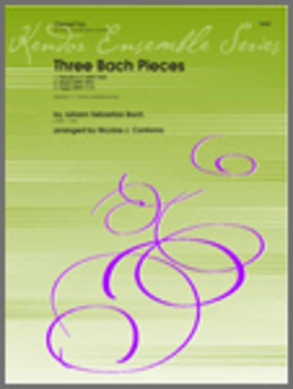 Bach Pieces 3 Arr Contorno Clarinet Trio (Softcover Book)