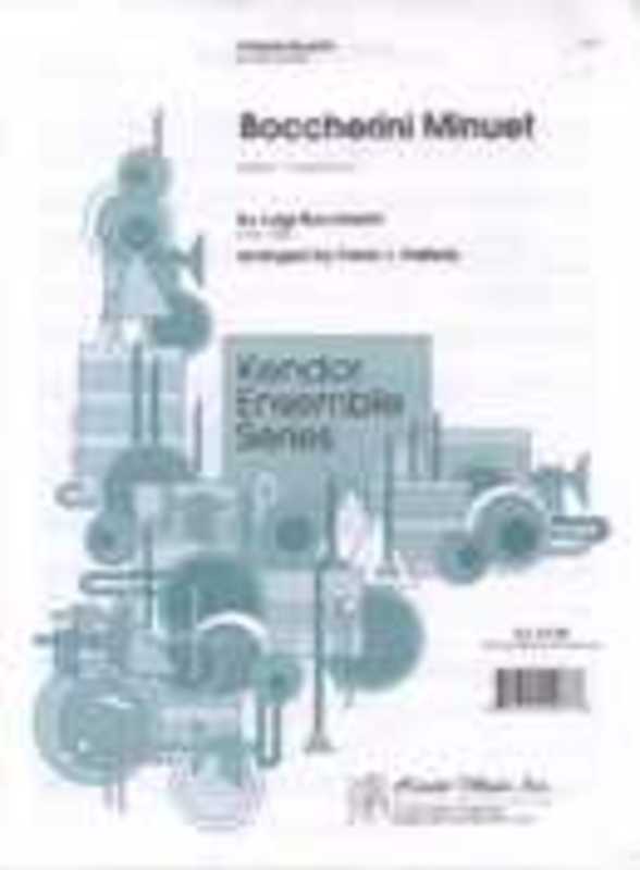 Boccherini Minuet Arr Halferty Clarinet Quartet Book