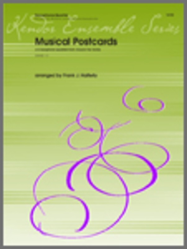 Musical Postcards Arr Halferty Aatb Sax Quartet (Music Score/Parts) Book