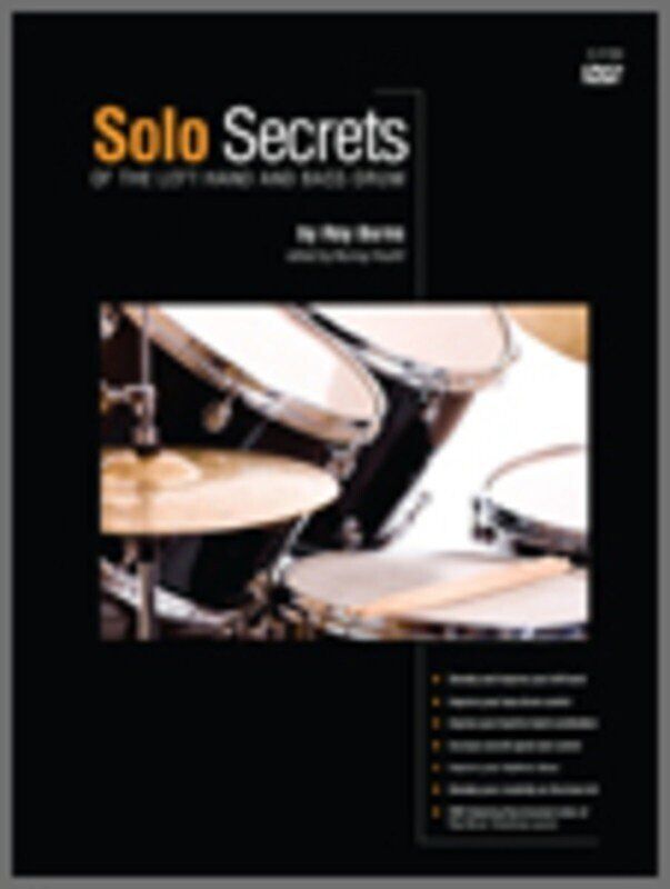 Solo Secrets for Left Hand and Bass Drum BK/DVD by Roy Burns