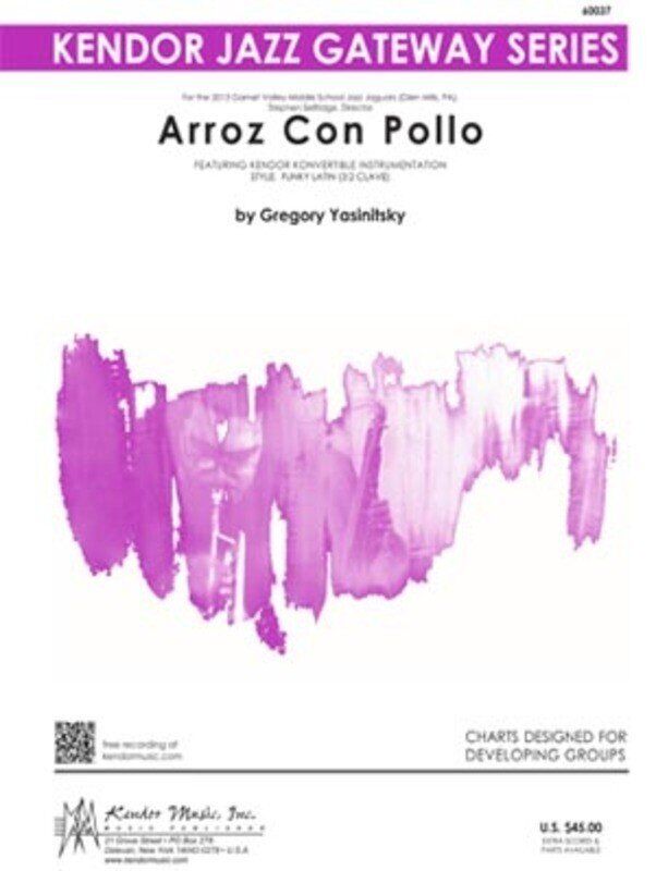 Amoz Con Pollo by Greg Yasinitsky - Jazz Ensemble Arrangement