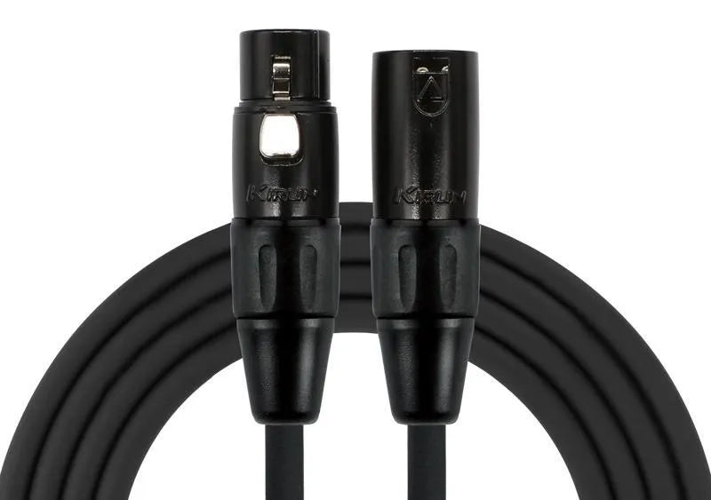 Kirlin 20Ft Entry XLR Male to XLR Female Microphone Cable KMPC470PBBK-20