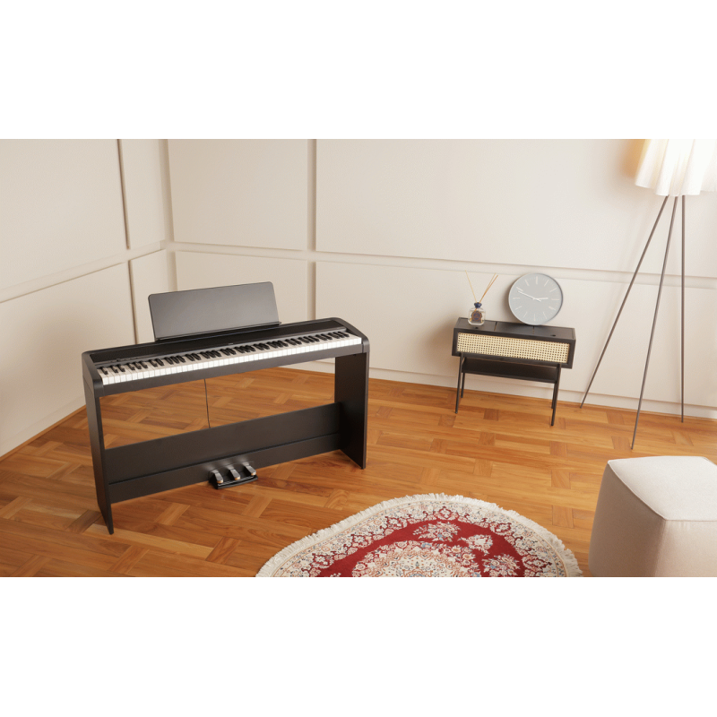 Korg B2 Plus 88 Note Weighted Digital Piano with Stand Pack - Black — view 3
