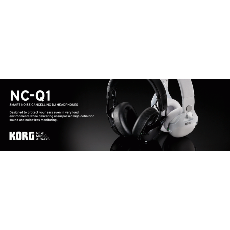Korg NC-Q1 Noise Cancelling Headphones Black — view 6