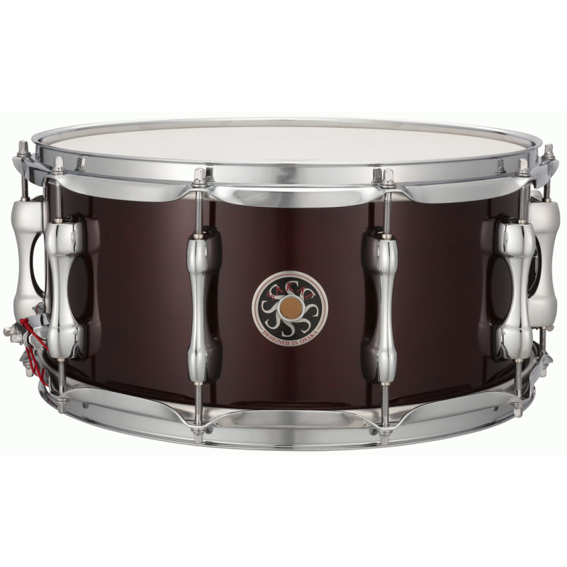Sakae Osaka Heritage 14 x 5.5 Evolved Maple Snare Drum - Wine