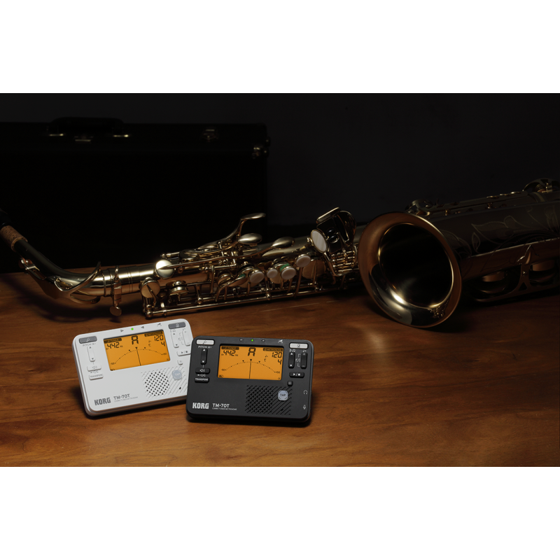 KORG TM-70 Tuner Metronome - Compact, High-Precision with Improved Display, Transpose Function, Long Battery Life, Made in Japan — view 5