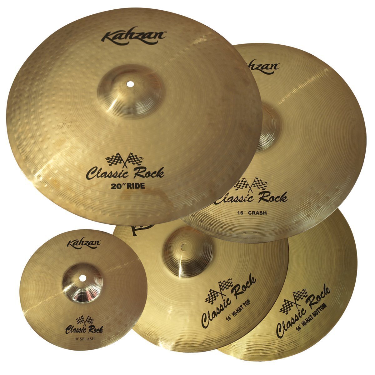 Kahzan 'Classic Rock Series' Cymbal Pack 14"/16"/20"