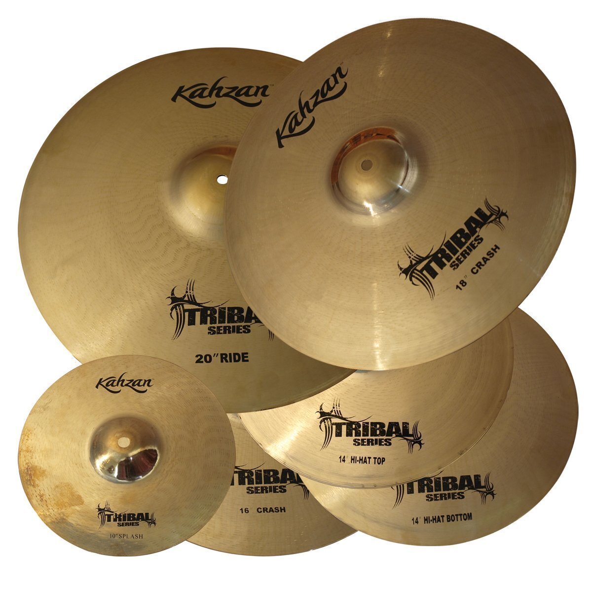 Kahzan 'Tribal Series' Cymbal Pack 14"/16"/18"/20"