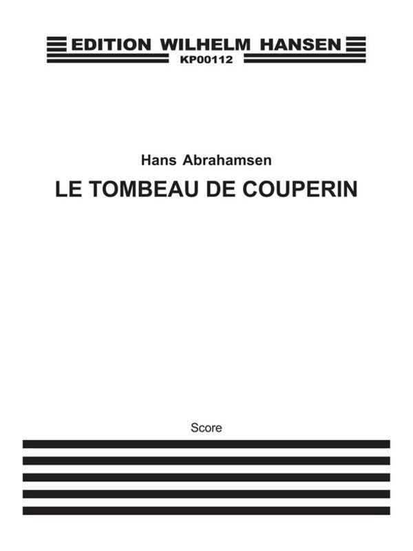 Tombeau De Couperin Wind Quintet Score