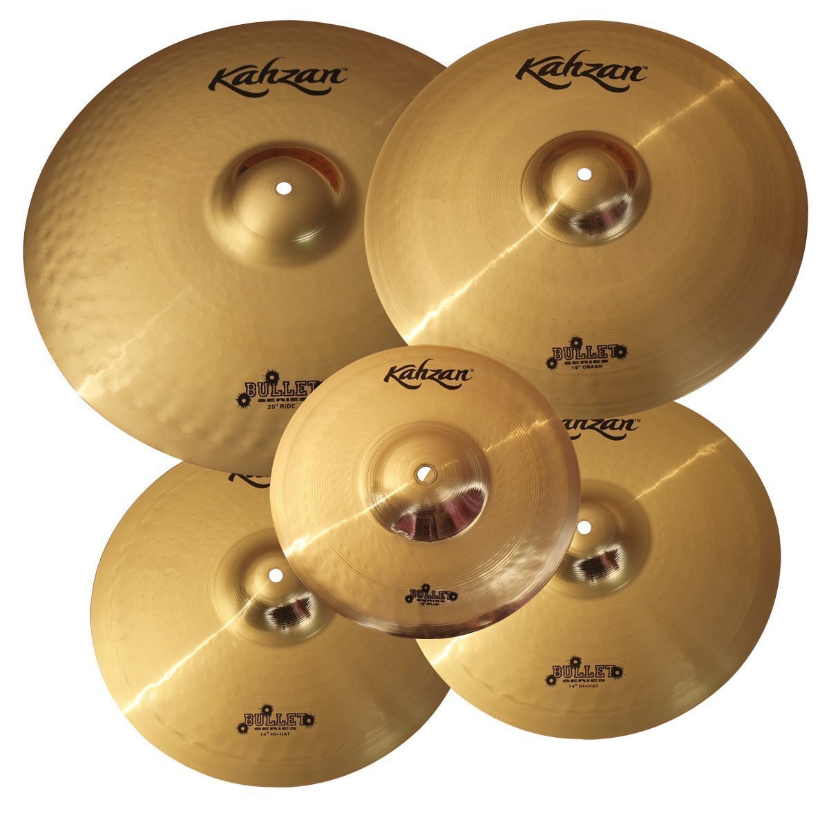Kahzan 'Bullet Series' Cymbal Pack 14"/16"/20"