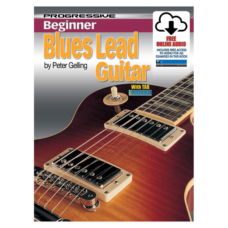 Progressive Beginner Blues Lead Guitar Book with Online Audio
