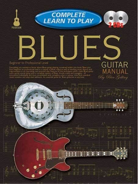Progressive Complete Learn To Play Blues Guitar Book with 2 CDs