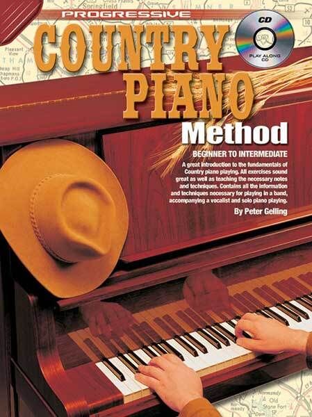 Progressive Country Piano Method Book with CD