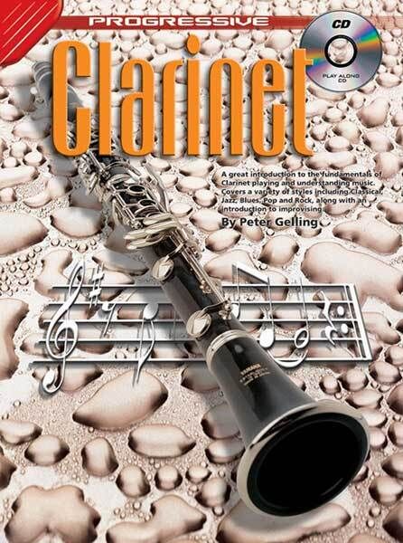 Progressive Clarinet Book with CD - Introduction to Clarinet Fundamentals and Various Music Styles
