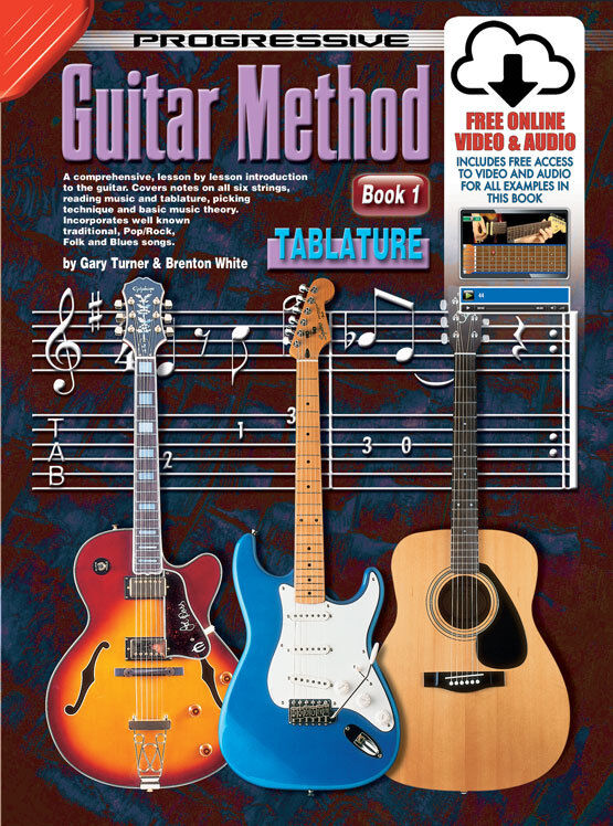 Progressive Guitar Method Book 1 with Tablature and Online Video & Audio Access