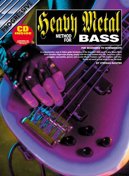 Progressive Heavy Metal Method for Bass Book with CD