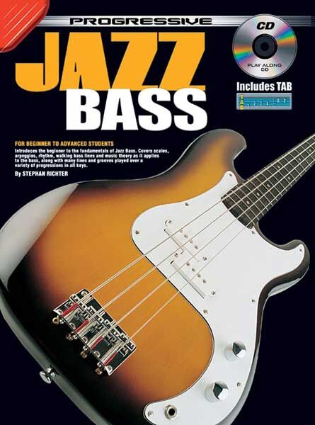 Progressive Jazz Bass Book with CD
