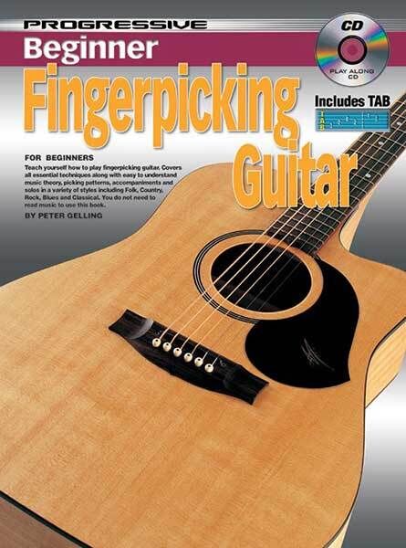 Progressive Beginner Fingerpicking Guitar Book with CD