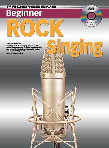 Progressive Beginner Rock Singing Book with CD