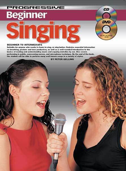 Progressive Beginner Singing Small Book/DVD Book