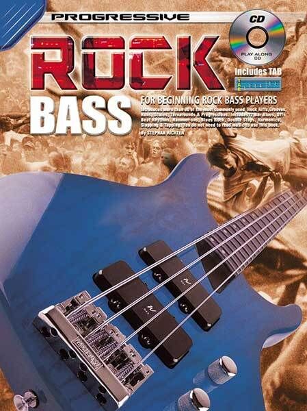 Progressive Rock Bass Book with CD - 90+ Riffs, Grooves, Scales, Techniques & Theory