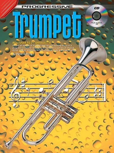 Progressive Trumpet Book with CD for Learning Trumpet and Cornet