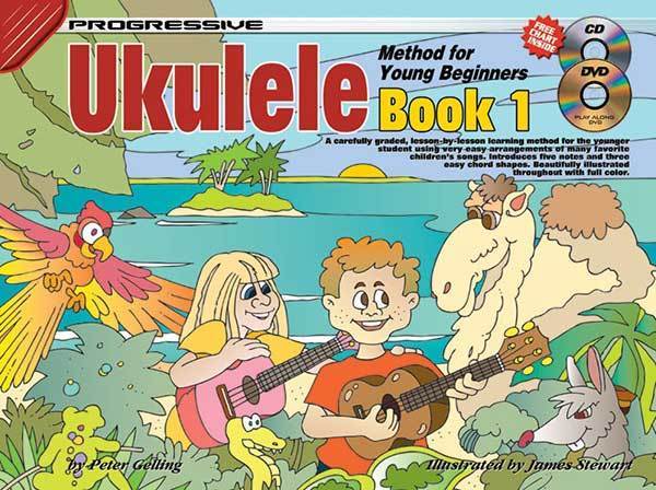Progressive Ukulele Method For The Young Beginner Book/CD/DVD Book — view 2