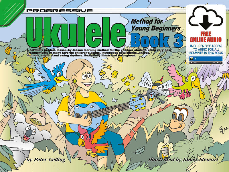 Progressive Ukulele Method for Young Beginners Book 3