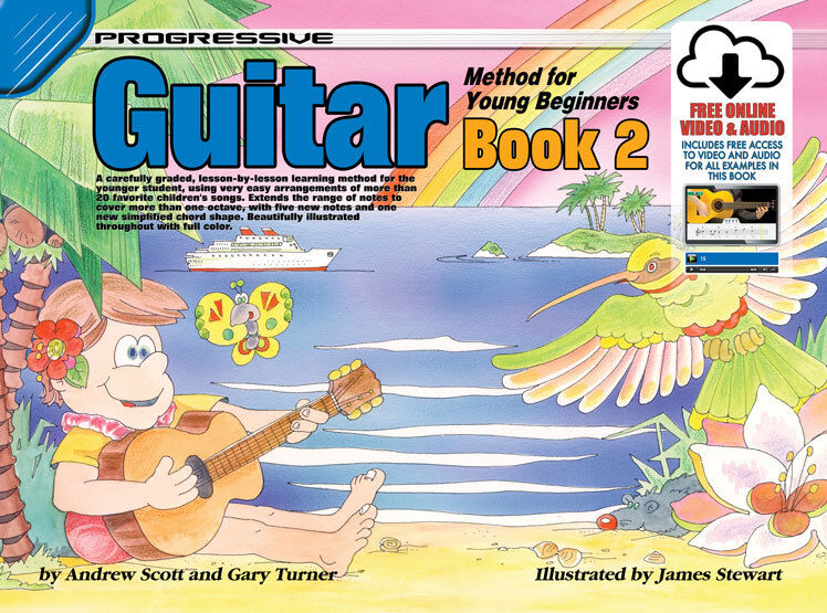 Progressive Guitar Method 2 for Young Beginners Book with Online Video & Audio Access