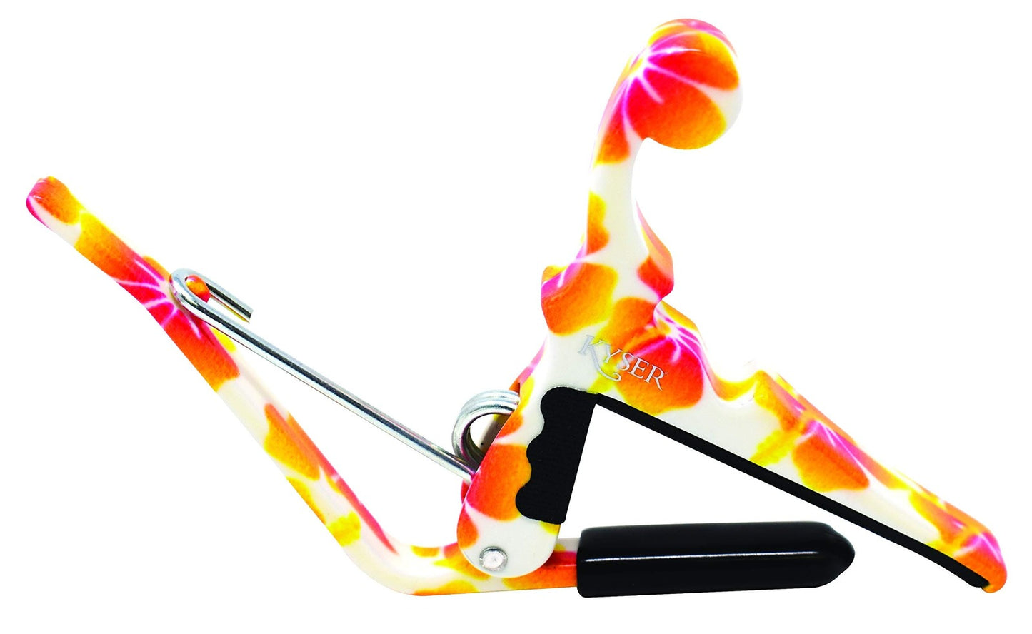 Kyser Quick-Change Capo for Ukulele - Pastel Hibiscus