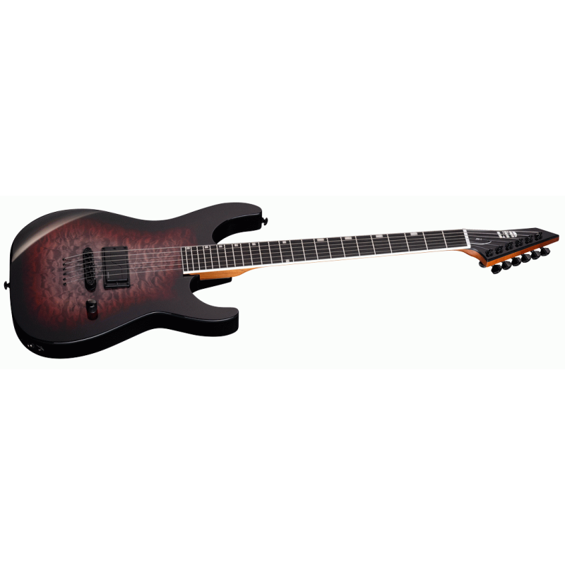 ESP LTD JM-I Deep Blood Moon Electric Guitar with Quilted Maple Top and Hardshell Case — view 3