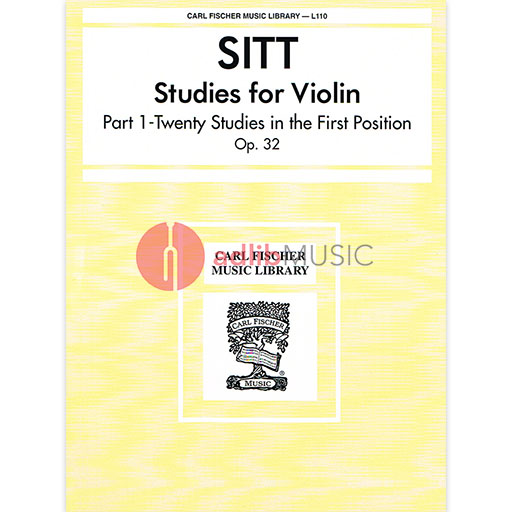 Studies for Violin Op 32 Book 1 by Hans Sitt
