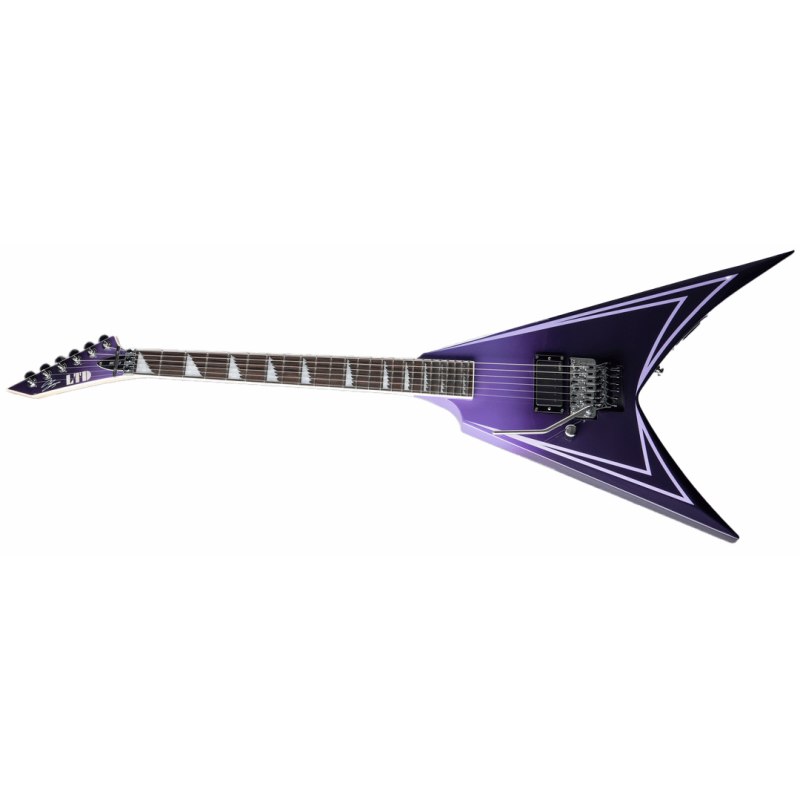 LTD Alexi Laiho Purple Hexed Electric Guitar with Hardshell Case — view 3