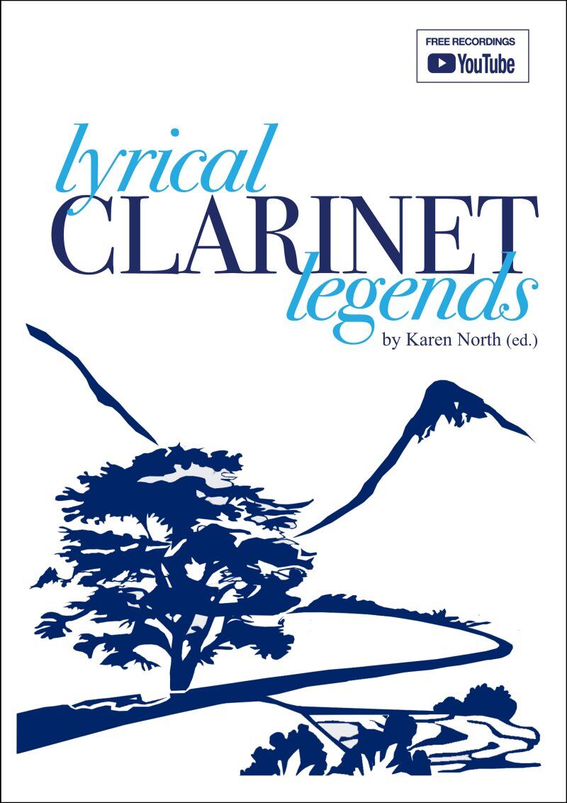 Lyrical Clarinet Legends for Clarinet and Piano Book