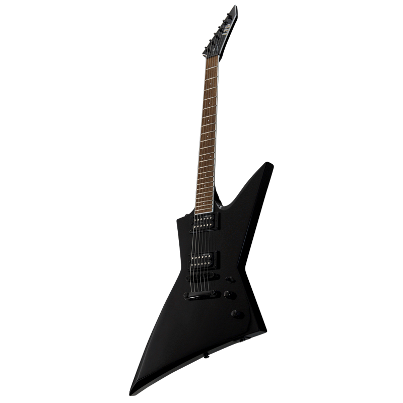 LTD EX-200 Black Set Neck Electric Guitar with ESP Designed Pickups and Roasted Jatoba Fingerboard — view 3