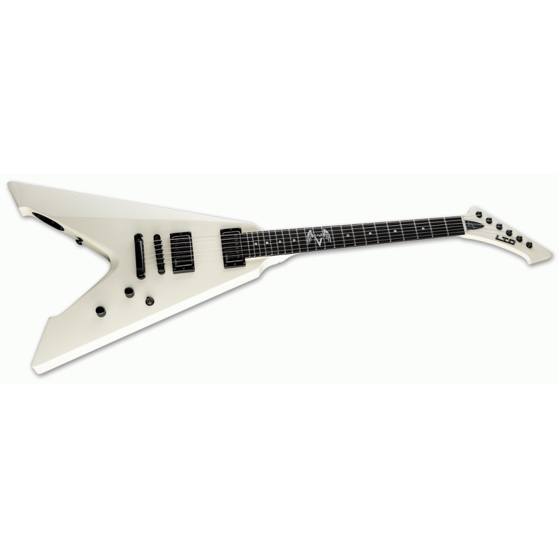 LTD James Hetfield Vulture Olympic White Electric Guitar — view 3