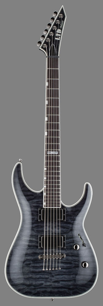 ESP-LTD MH-1001 No Trem See Thru Black Elec Guitar