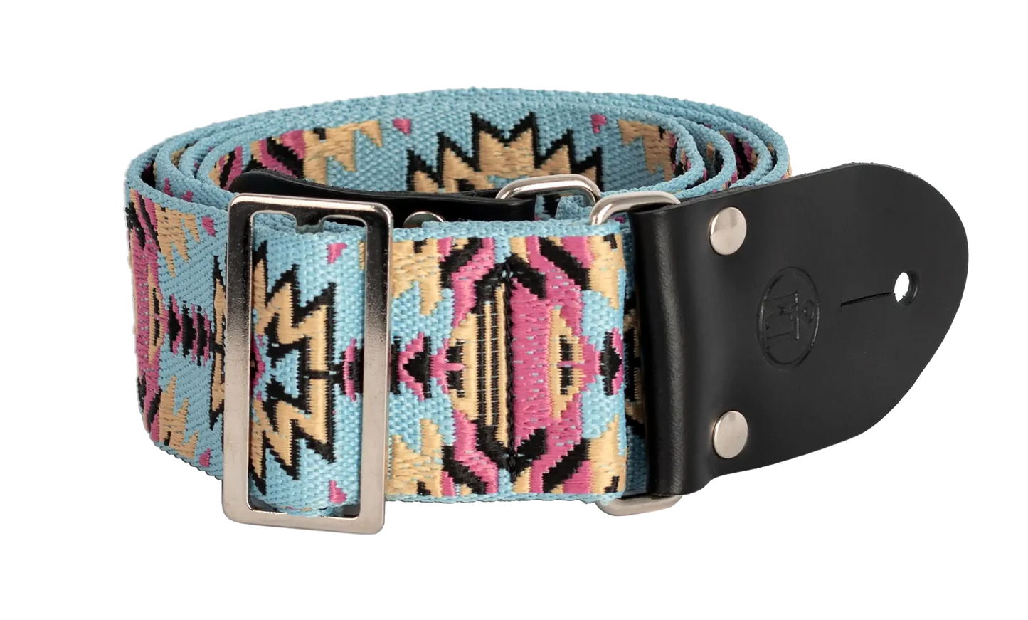LM 2in Azteca Strap - Blue Aztec Pattern — view 4