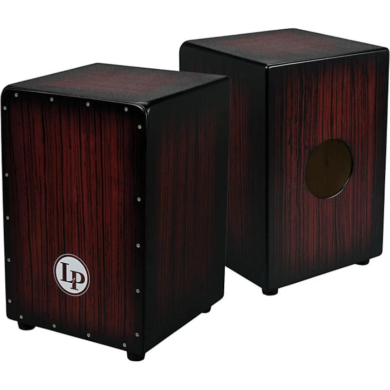 Latin Percussion Aspire Accent Cajon Dark Wood with DW Snare Wires and Textured Surface — view 5
