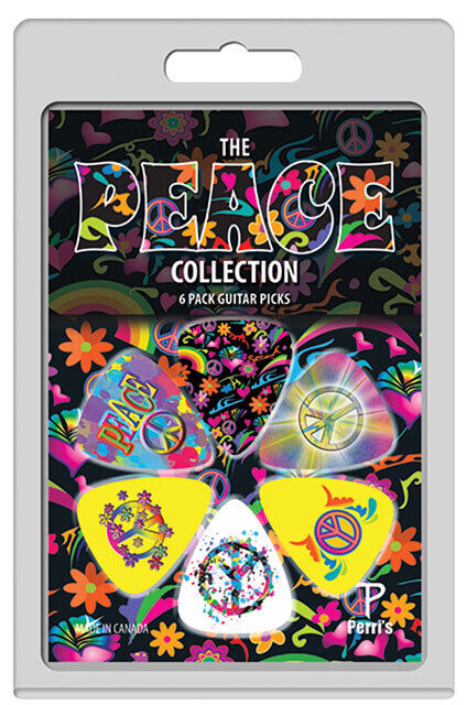 Perris The Peace Collection Licensed Guitar Picks 6-Pack
