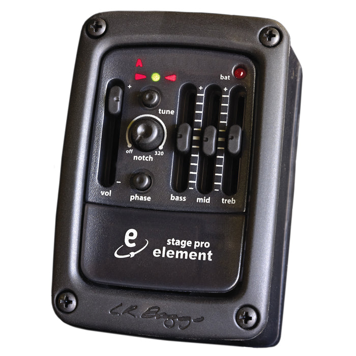 LR Baggs STAGEPRO Element Stage Pro Advanced Undersaddle Pickup With Side mounted preamp OEM version