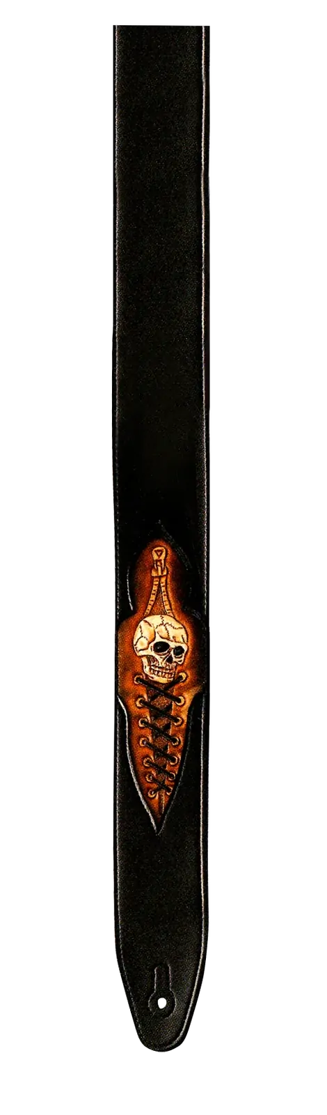 Xtreme XTR 2 1/2 Leather Strap - Skull Inlay