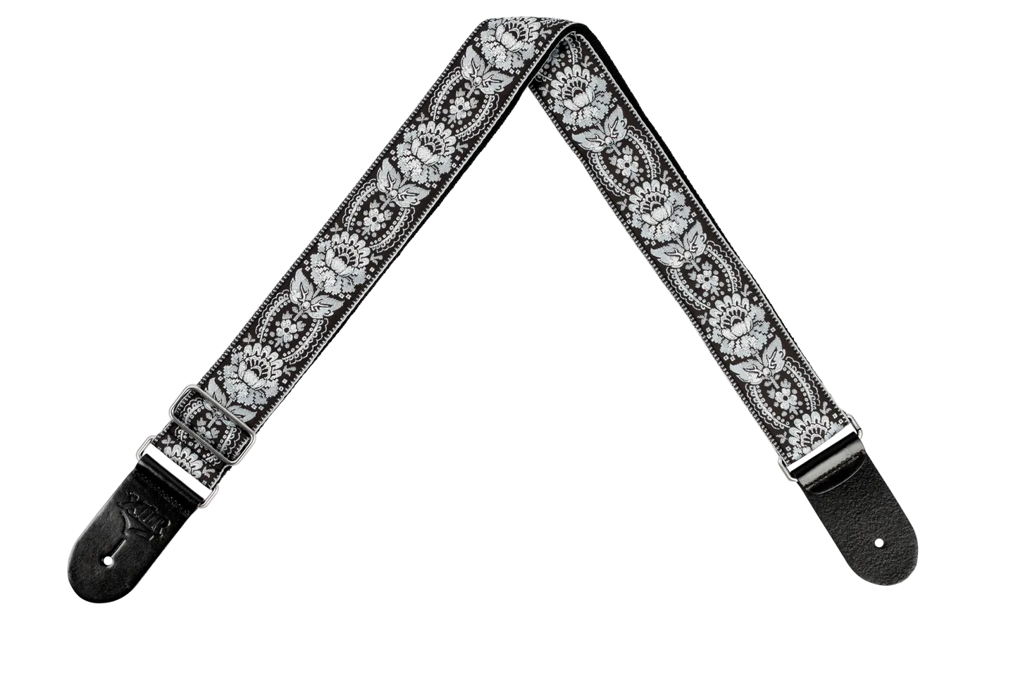 XTR 2 Inch Floral Jacquard Weave Guitar Strap