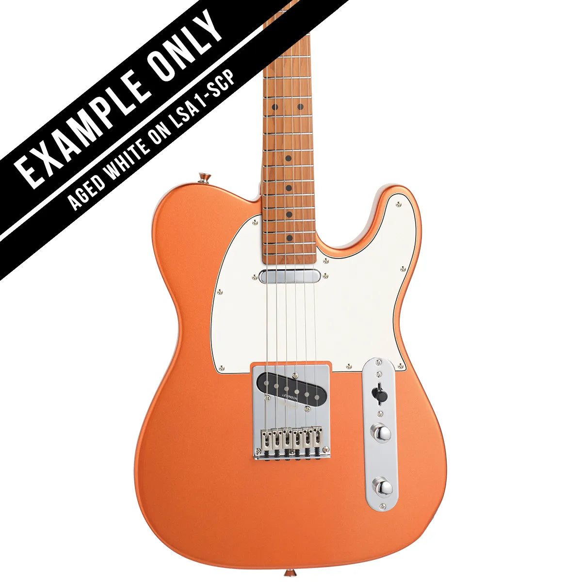 Levinson Sceptre Arlington 3 Ply Pickguard - Aged White for Standard Guitar — view 6