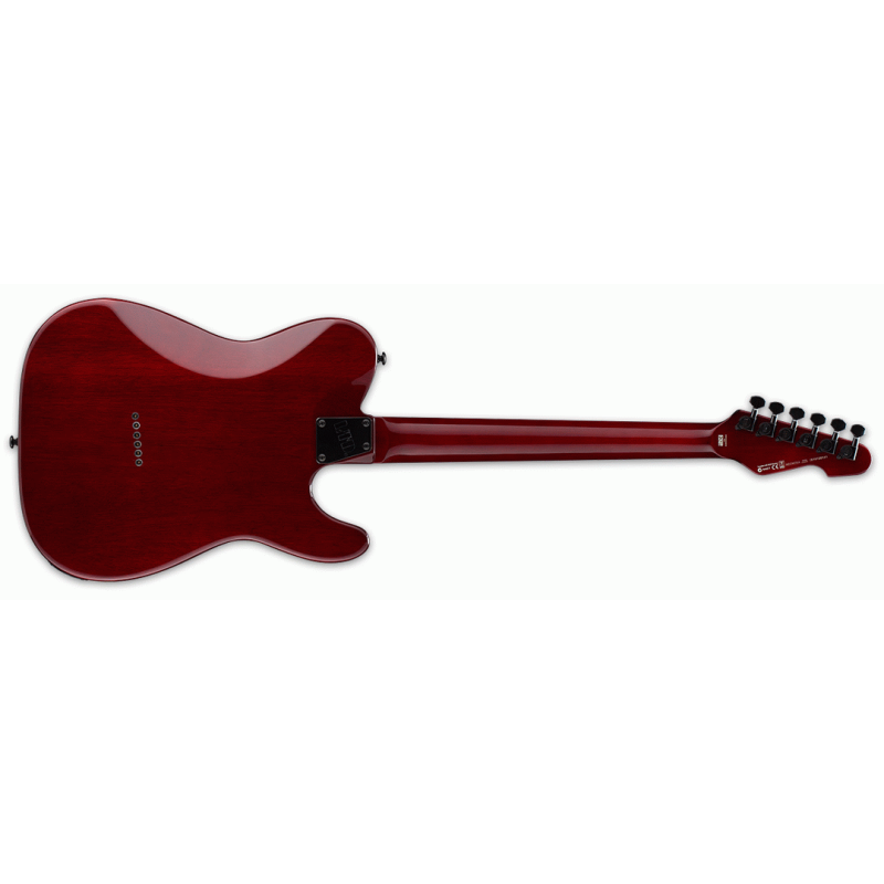 LTD TE-200 Left Hand Electric Guitar with Mahogany Body and ESP Designed LH-150 Pickups — view 2