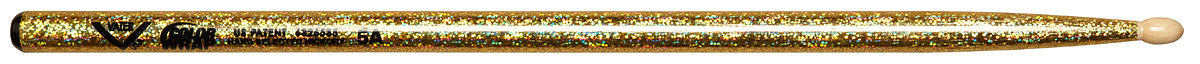 Vater VCG5A Los Angeles 5A Gold Sparkle Colour Wrap Wood Tip