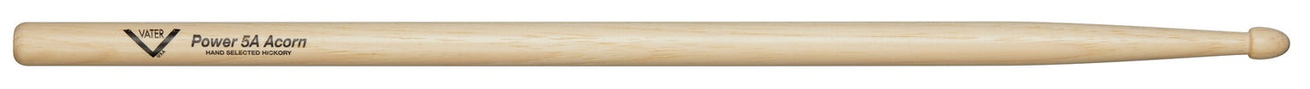 Vater VHP5AAW American Hickory Power 5A Acorn Wood Tip Drumsticks