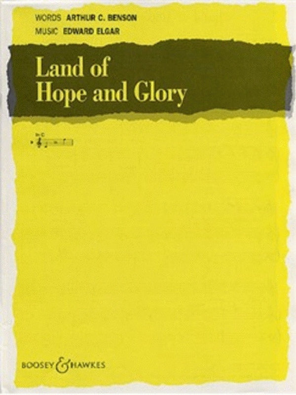 Land Of Hope And Glory Med Voice / Piano Single S Book