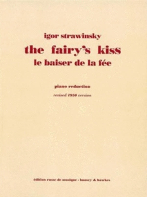 Fairys Kiss Piano Reduc Book